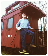 Wes on Train Wes on Train